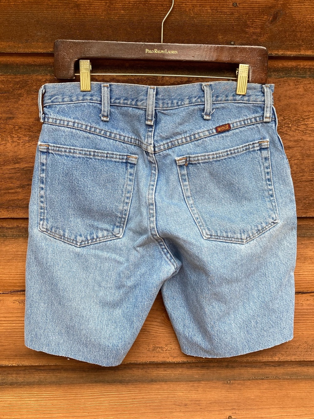 Classic Rustler Blue Jean Cut-Off Shorts